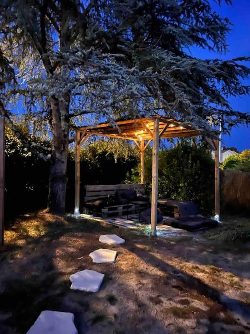 Agreable Maison Landaise Proche Du Lac Sanguinet Exterior foto